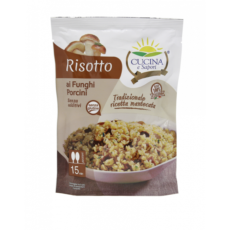 RISOTTO AI FUNGHI PORCINI 175G