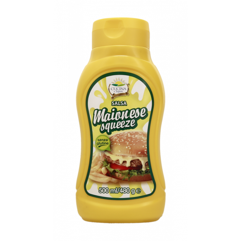 SALSA MAIONESE SQUEEZE SENZA GLUTINE 0,5L