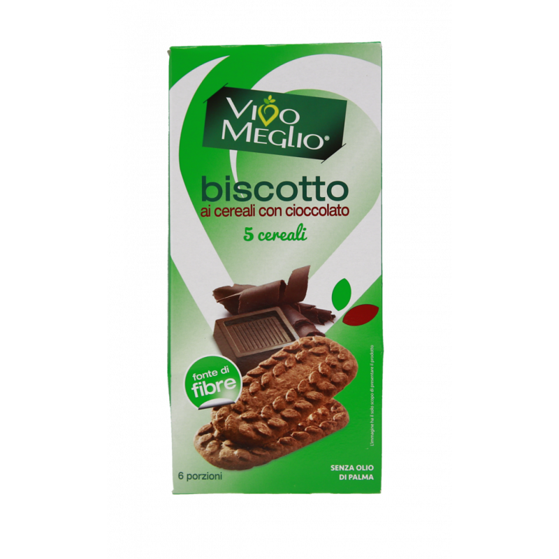 BISCOTTI AI 5 CEREALI CON CIOCCOLATO 300G