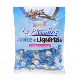 CARAMELLE SENZA ZUCCHERO AL GUSTO DI ANICE E LIQUIRIZIA 50G
