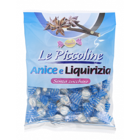 CARAMELLE SENZA ZUCCHERO AL GUSTO DI ANICE E LIQUIRIZIA 50G