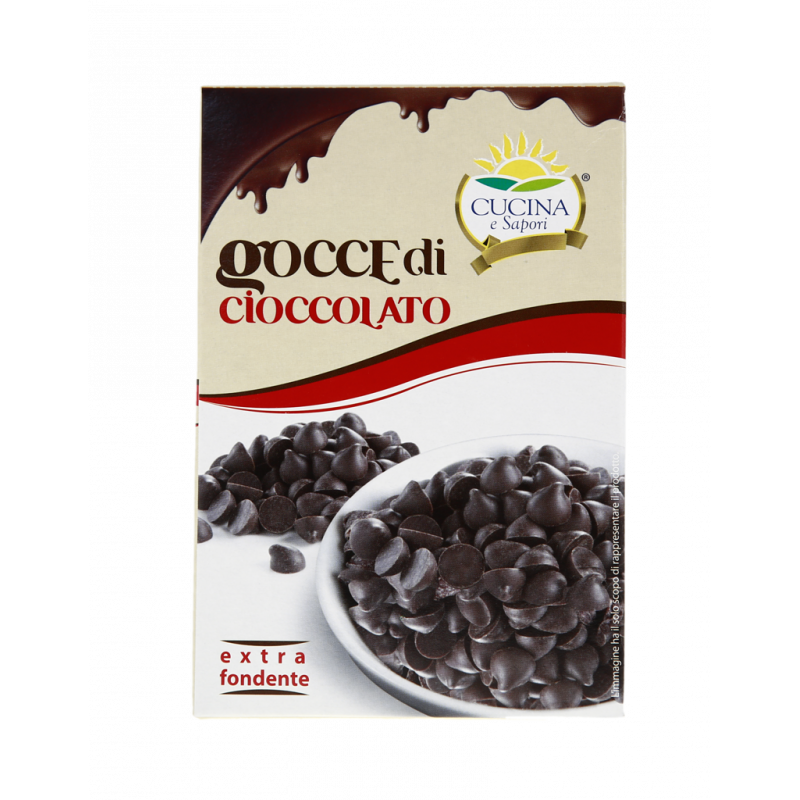 GOCCE DI CIOCCOLATO EXTRA FONDENTE 200G
