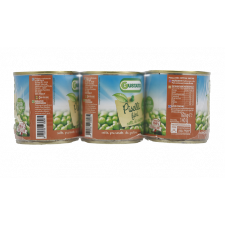 PISELLI FINI IN LATTINA 3X160G