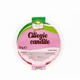 CILIEGIE ROSSE CANDITE SENZA GLUTINE 70G