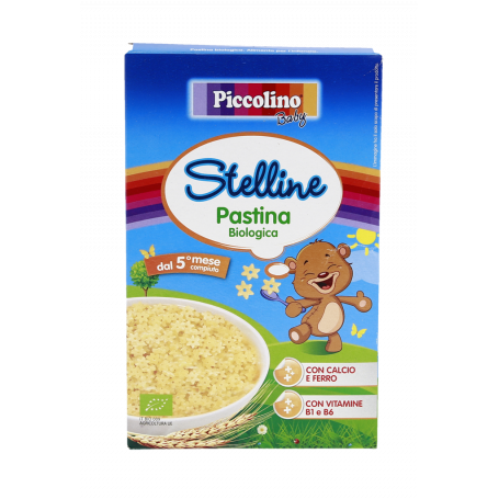 STELLINE PASTINA BIOLOGICA CON CALCIO E FERRO 350G