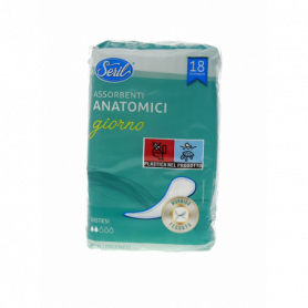 ASSORBENTI ANATOMICI DISTESI 18 PEZZI