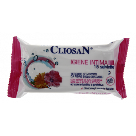 SALVIETTE IGIENE INTIMA CALENDULA E MALVA 15 PZ