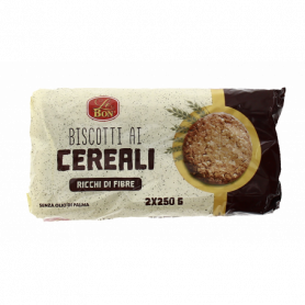 BISCOTTI AI CEREALI RICCHI DI FIBRE 500G