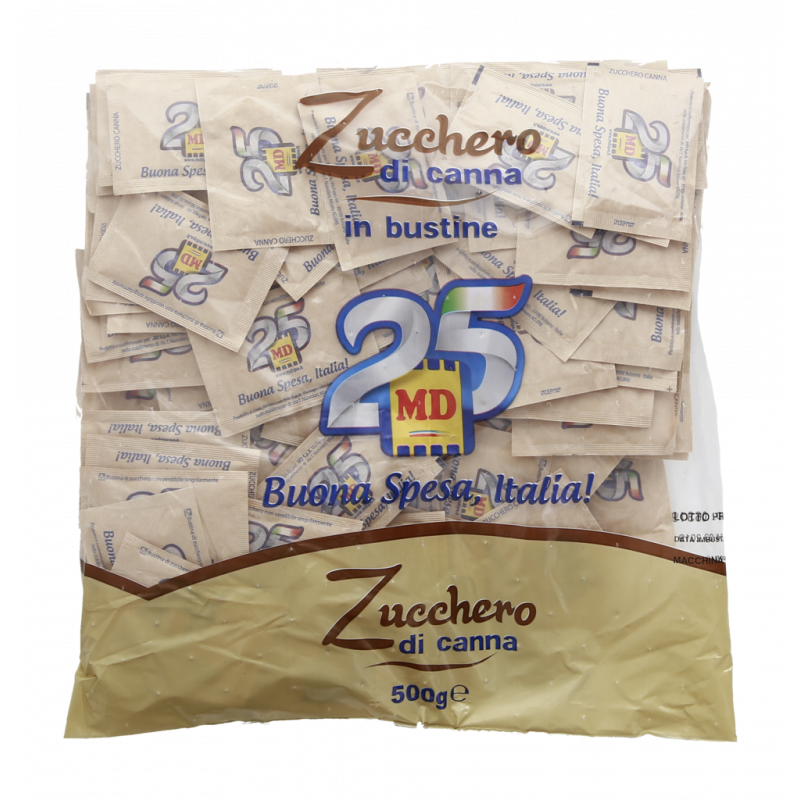 ZUCCHERO DI CANNA IN BUSTINE 500G