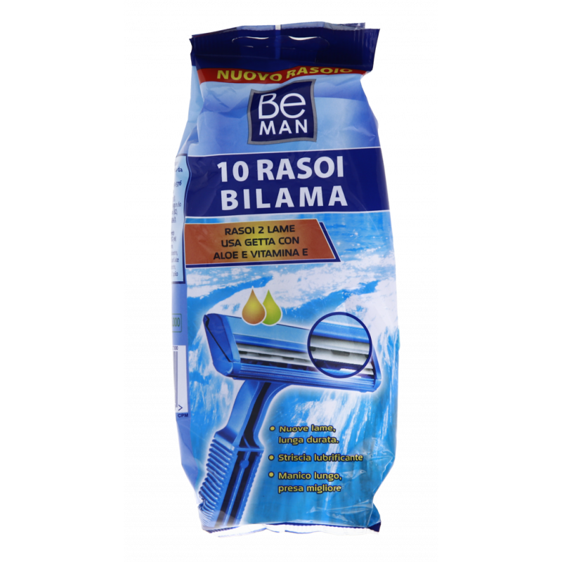 RASOI BILAMA USA E GETTA PER UOMO CON ALOE 10PZ