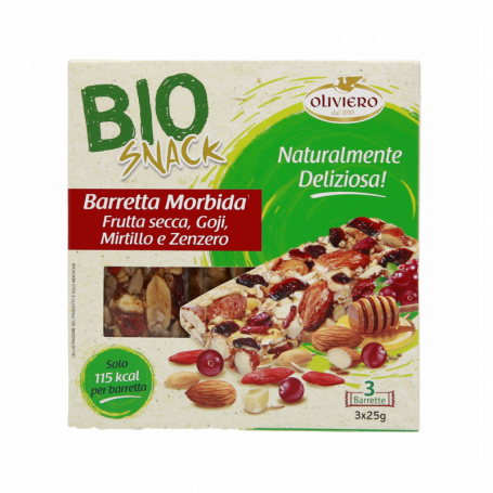 BARRETTA MORBIDA FRUTTA SECCA ASSORTIRA 75G