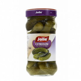 CETRIOLINI MEDI ALL'ACETO DI VINO 160G