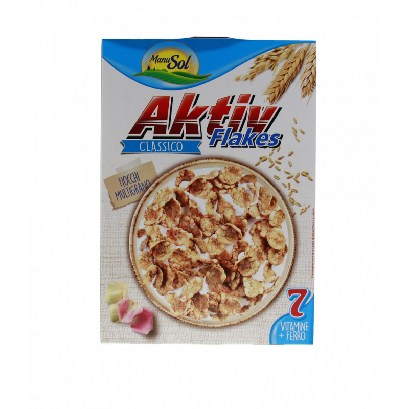 FIOCCHI CROCCANTI DI RISO E FRUMENTO INTEFGRALE 375G