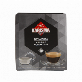 CAPSULE 100% ARABICA 100% COMPOSTABILI 16PZ