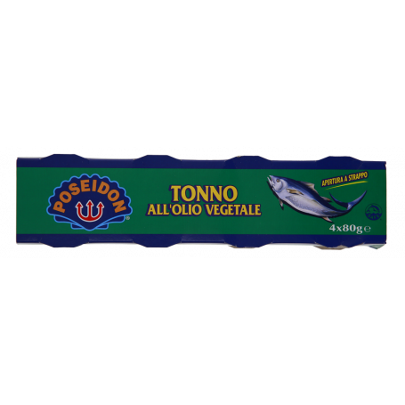 TONNO ALL'OLIO VEGETALE 4X80G