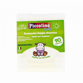 BASTONCINI DOPPIA SICUREZZA BIODEGRADABILI 90PZ