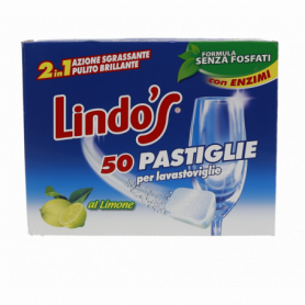 PASTIGLIE PER LAVASTOVIGLIE AL LIMONE 50PZ