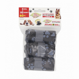 SACCHETTI IGIENICI PER RACCOLTA FECI 30X40CM 60PZ