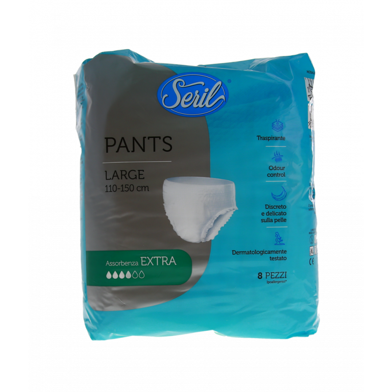 PANTS AIR DRY TAGLIE L ASSORBENZA EXTRA