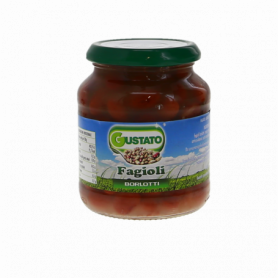 FAGIOLI BORLOTTI IN VETRO 350G
