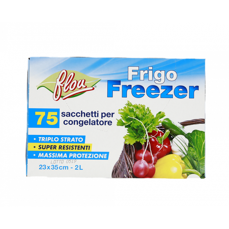SACCHETTI PER FREEZER 23X35CM 75PZ