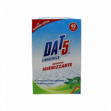 DETERSIVO IN POLVERE LAVATRICE 40LAVAGGI 2,6KG