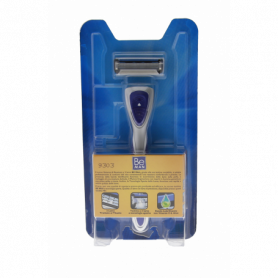 RASOIO COMPLETO CON RICARICA A 3 LAME