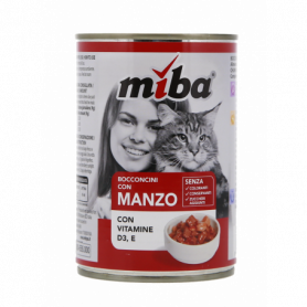 BOCCONCINI GATTO CON MANZO e VITAMINE D3 , E 405G