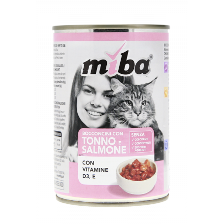 BOCCONCINI GATTO TONNO,SALMONE E VITAMINE 405G