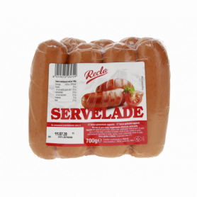 WURSTEL SERVELADE SENZA GLUTINE E LATTOSIO 700G