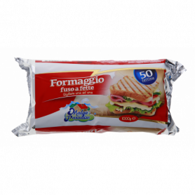 FORMAGGIO FUSO A FETTE SIGILLATE SINGOLE 1KG 50PZ
