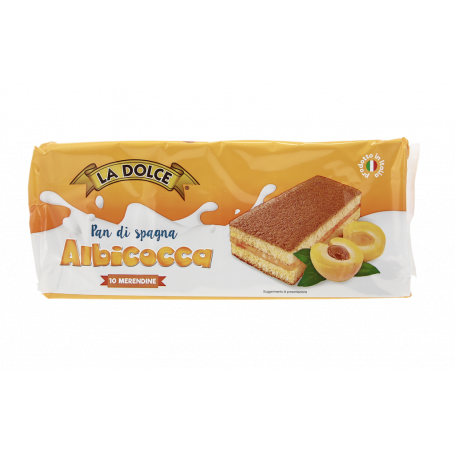 MERENDINE PAN DI SPAGNA CON ALBICOCCA 10PZ 280G