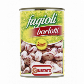 FAGIOLI BORLOTTI IN LATTINA 400G