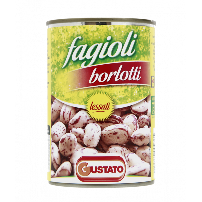 FAGIOLI BORLOTTI IN LATTINA 400G