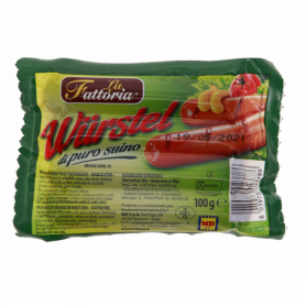 WURSTEL DI PURO SUINO 100G