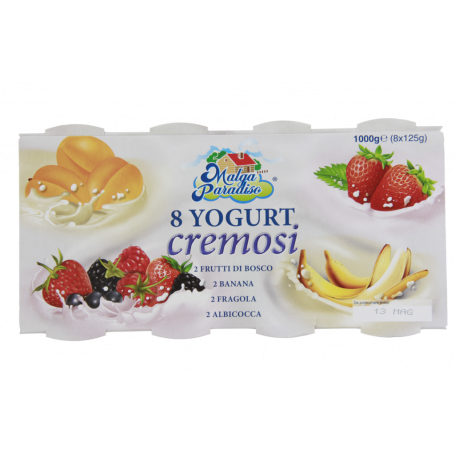 YOGURT ALLA FRUTTA GUSTI ASSORTITI 8X125G