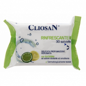 SALVIETTE RINFRESCANTI PROFUMAZIONE AGRUMATA 30 PZ