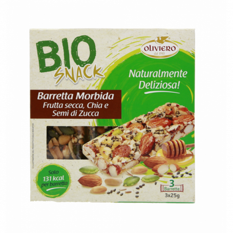 BARRETTA MORBIDA FRUTTA SECCA ASSORTIRA 75G