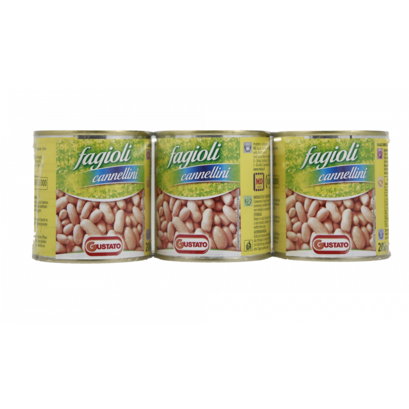 FAGIOLI CANNELLINI IN LATTINA 3X125G