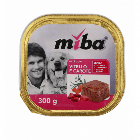 PATE' CANE CON VITELLO E CAROTE 300G