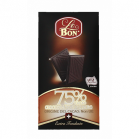 CIOCCOLATO SVIZZERO EXTRAFONDENTE CACAO 75% 100G
