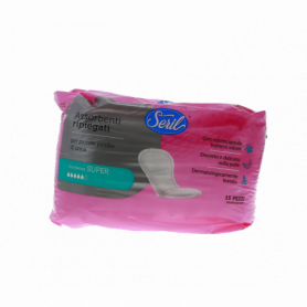 ASSORBENTI RIPIEGATI SUPER PICCOLE PERDITE 15 PZ