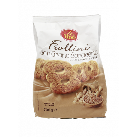 FROLLINI CON GRANO SARACENO E ZUCCHERO DI CANNA