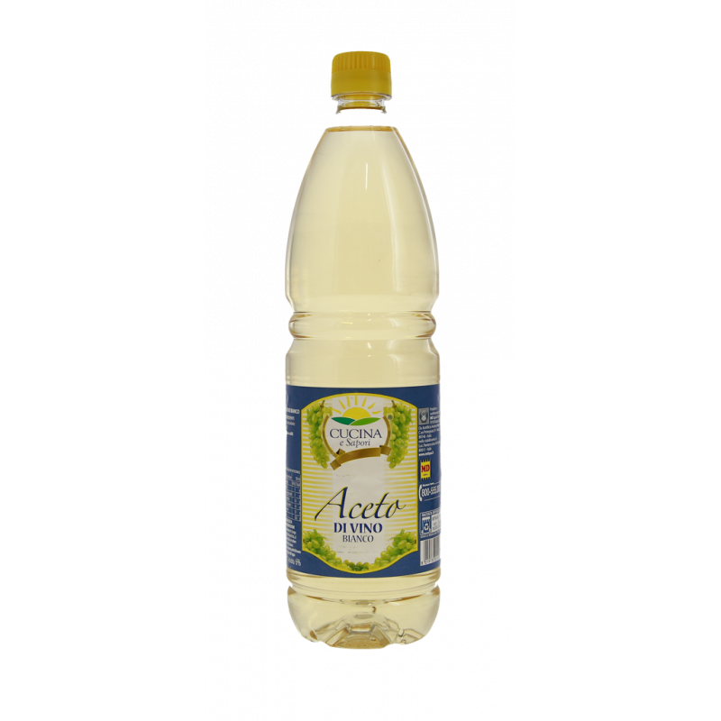 ACETO DI VINO BIANCO IN BOTTIGLIA PET 1L
