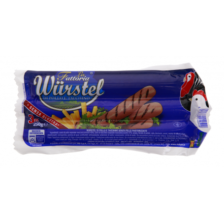 WURSTEL POLLO E TACCHINO 250G
