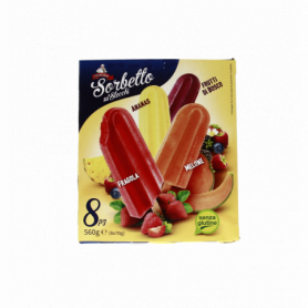 SORBETTI STECCO X 8 SPEC. BEPPE 560G