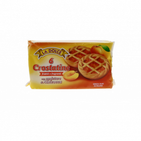 CROSTATINE CON CONFETTURA ALL'ALBICOCCA 6PZ 240G