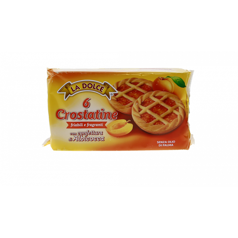 CROSTATINE CON CONFETTURA ALL'ALBICOCCA 6PZ 240G