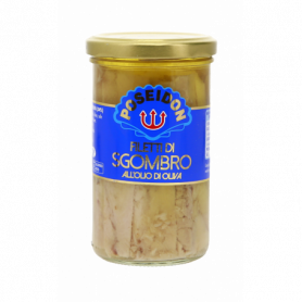FILETTI DI SGOMBRO CON OLIO OLIVA 250G