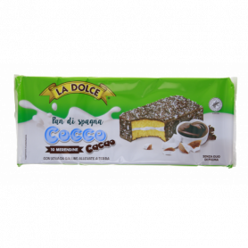 MERENDINE PAN DI SPAGNA CACAO E COCCO 10PZ 350G